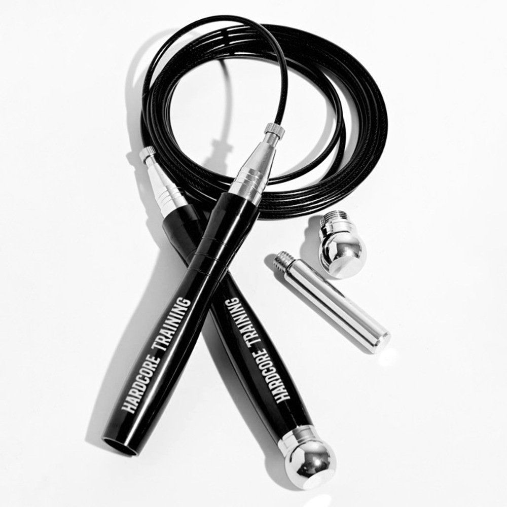 Скакалка Hardcore Training Premium Black