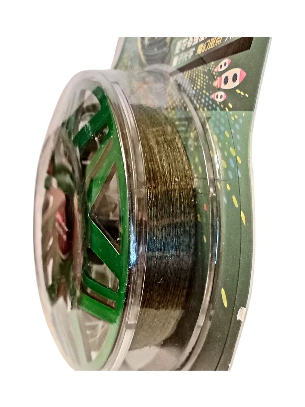 Шнур плетеный Histar Hidden Line 8 нитей 0.14 мм тест 7.0 кг 200 м цвет темно-зеленый