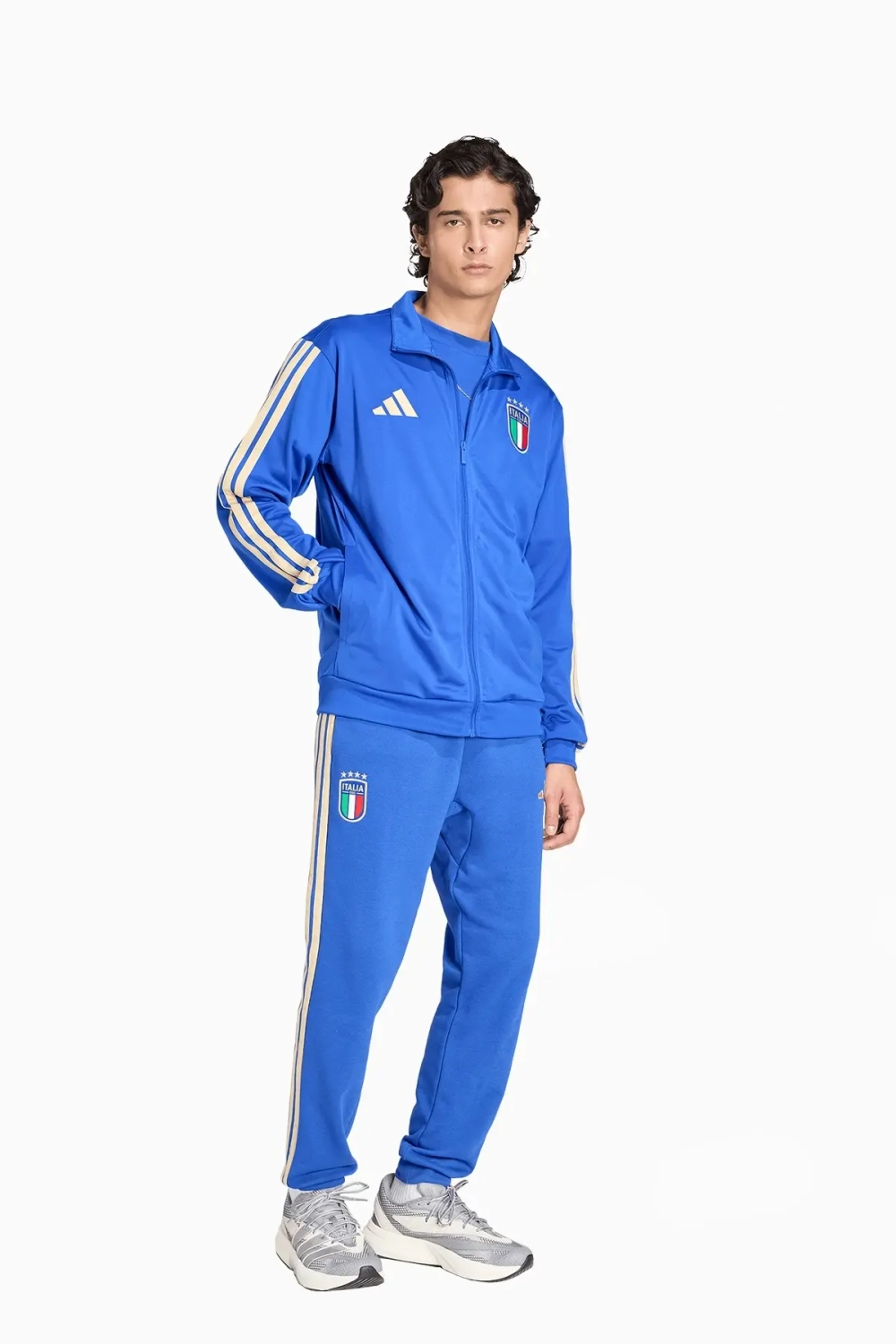 Кофта adidas Италия 2026 DNA Track Top - синий