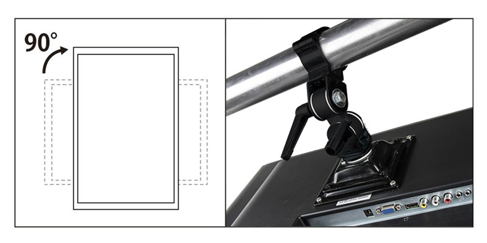 KUPO KCP-879 Monitor Arm w/ Burger Coupler. Кронштейн для монитора (↓8 кг)