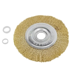 Кордщетка дисковая латунная для УШМ 150мм, в блистере Forsage F-BWF006