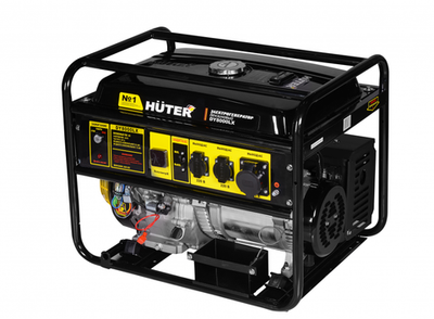 Портативный бензиновый генератор (7 кВт) HUTER DY8000LX