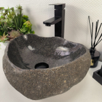 Раковина из речного камня RS-64902 43*34*14 0861
