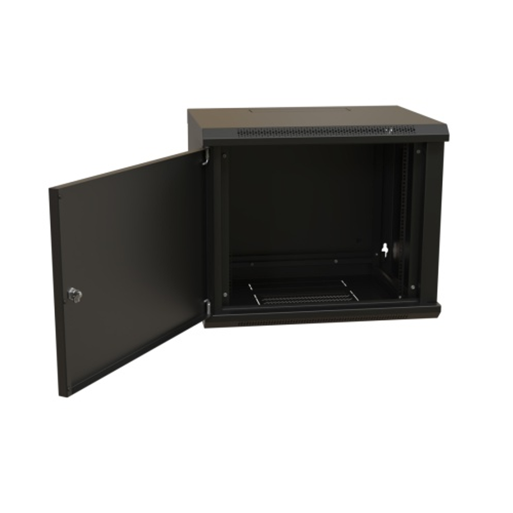 Шкаф настенный 19", 12U WRLine WR-TW-1266-SR-RAL9004