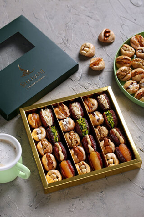 Подарочный набор сухофруктов и фиников Shahani Yashmi 28 шт 80210194 Иран