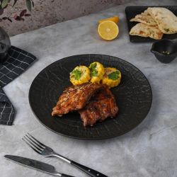 Тарелка d 27 см h2,5 см Black Raw Wood P.L. Proff Cuisine [4]