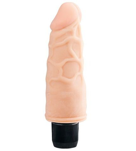Реалистичный вибратор с венками REALSTUFF 5INCH VIBRATOR - 13 см.