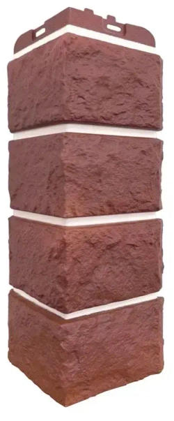 Угол наружный GL Колотый Камень Design Plus Корица бел.шов (1,145*0,427м/0,992*0,392м ) 1уп12шт