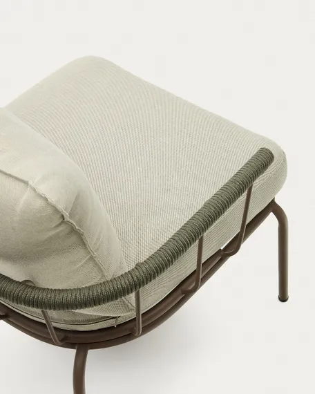 Уличное кресло Salguer, зеленое/коричневое