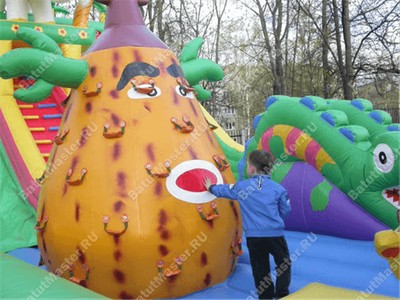 Коммерческий надувной батут "Сафари парк" 15*8*7 м