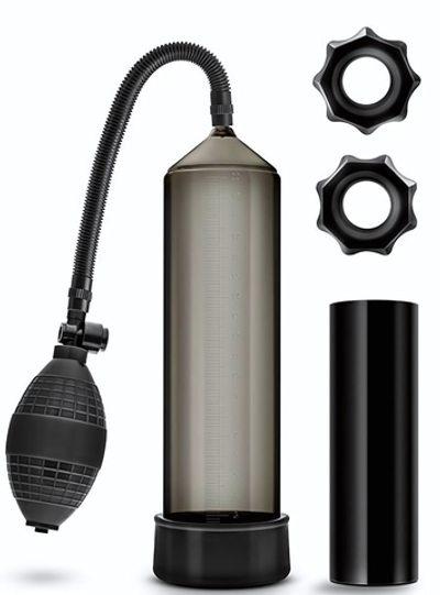 Набор для мужчин Thick Cock из 4 предметов (Цвет: черный)