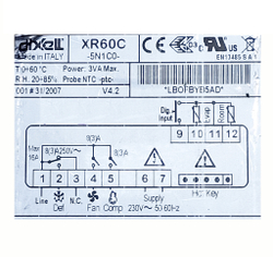 Контроллер Dixell XR60C 5N1C0 c 2-мя датчиками