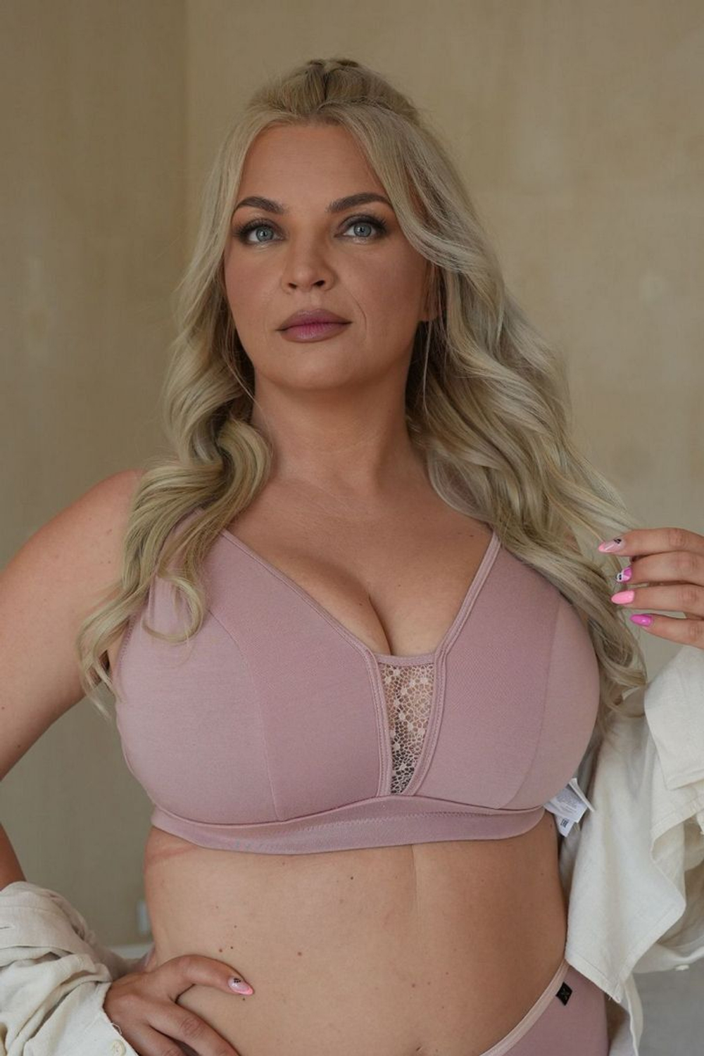 MARCELLA POWDER Bra micromodal Бюст KRIS LINE