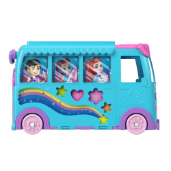 Polly Pocket - Туристический фургон Camper с трансформацией + аксессуары JCC22