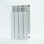 Радиатор биметаллический Русский Радиатор Корвет 4 секции RAL 9016 белый
