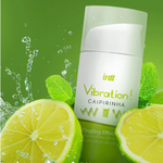Возбуждающий гель с эффектом вибрации Vibration! CAIPIRINHA (коктейль кайпиринья)  (15 мл.) от INTT
