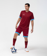 Шорты игровые DIVISION PerFormDRY Union Shorts, гранатовый/голубой/белый