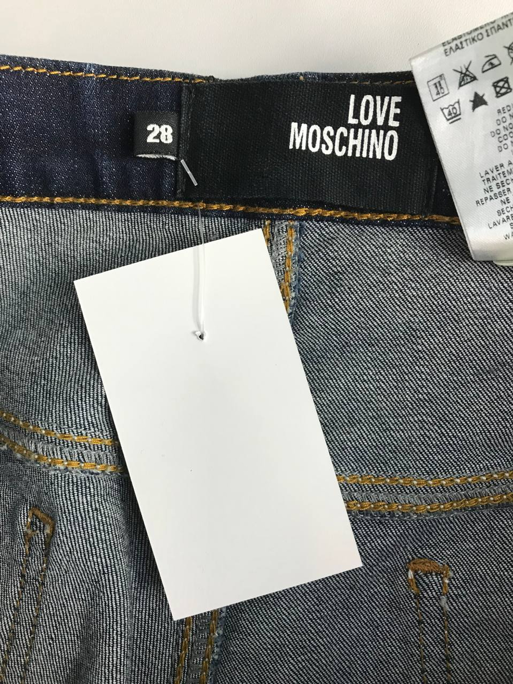 Джинсы Love Moschino стильные, маркировка 28, визуально на 46 размер