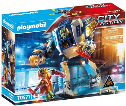 Конструктор Playmobil City Action 70571 Полицейский робот