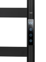 Полотенцесушитель электрический WONZON & WOGHAND ESSEN, Черный матовый (WW-A405-MB)