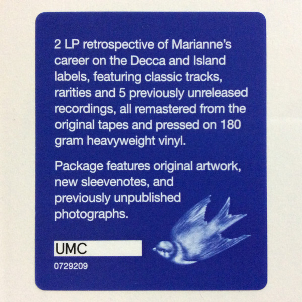 Marianne Faithfull / Songs Of Innocence And Experience 1965-1995 (2LP)