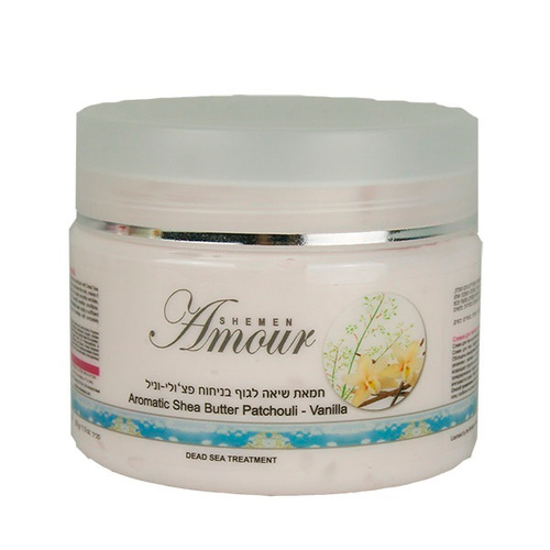 Крем-масло для тела Ваниль-Пачули на основе масла Ши Shemen Amour 350мл