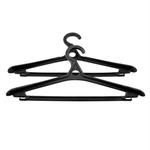 Вешалка - плечики д/одежды - черн 52-54 разм усиленные
