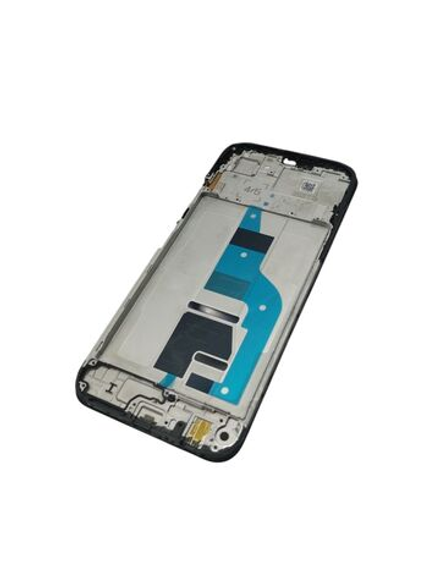 Poco C85 4G (25078PC3EE) / (25078PC3EG) - рамка дисплея (корпус) + шлейф кнопок (широкий шлейф) (ORIG)