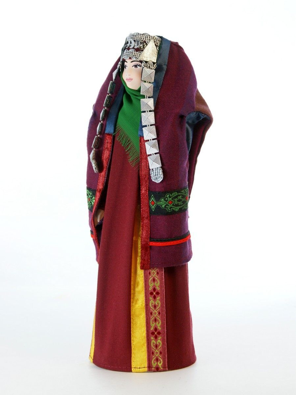 Кукла коллекционная в туркмено-текинском женском костюме