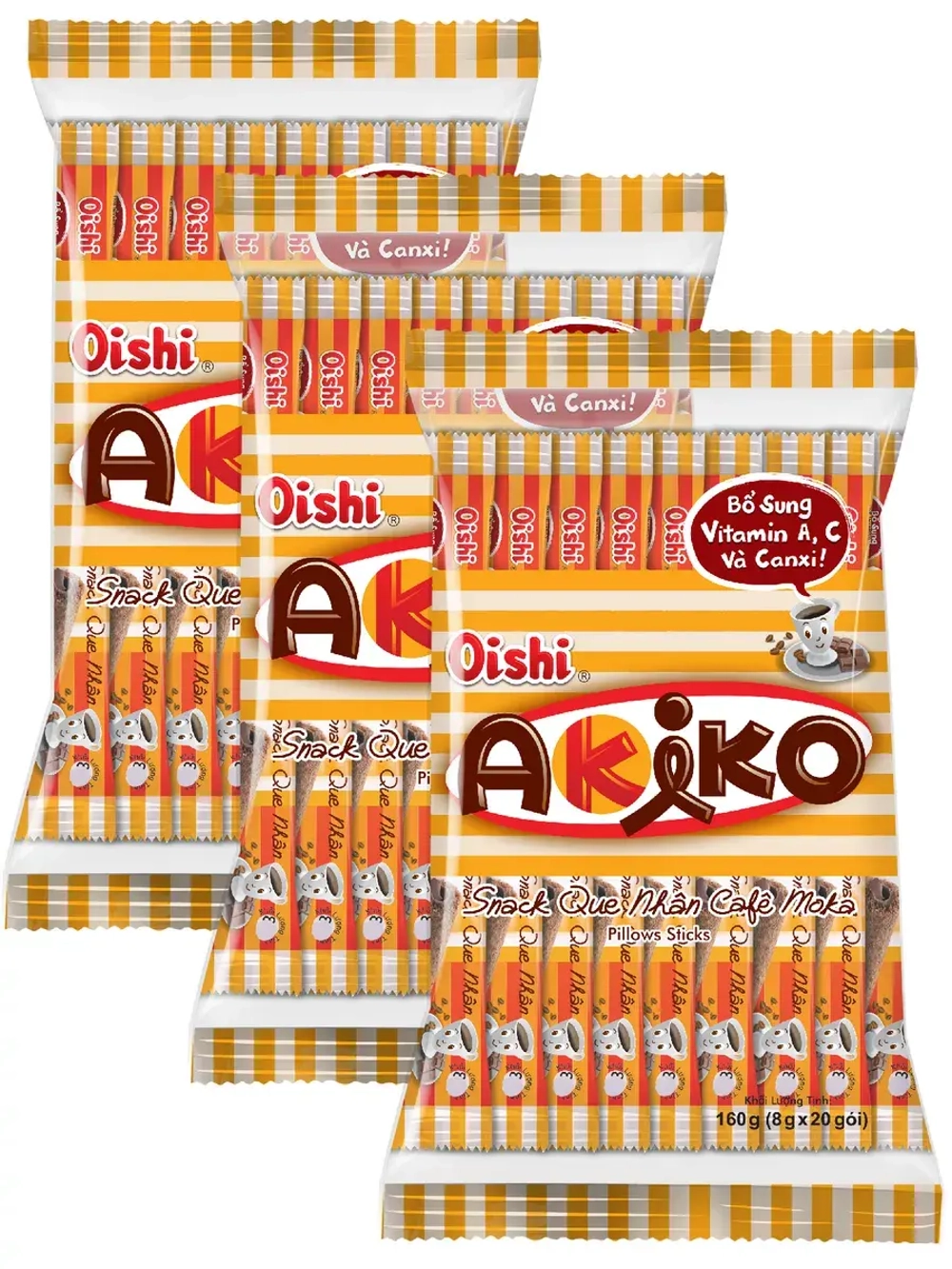 Печенье трубочки с кофейной начинкой 160 г * 3 шт