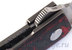 Нож Boker Plus 01BO224 Kwaiken Flipper Red Marble Carbonфотография - 7