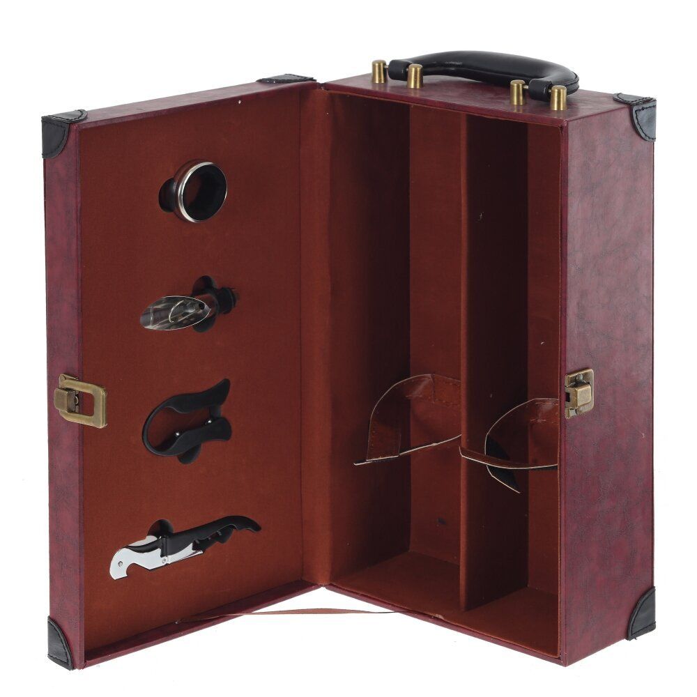 GAEM Шкатулка для бутылок с набором сомелье, L19,5 W12 H35 см