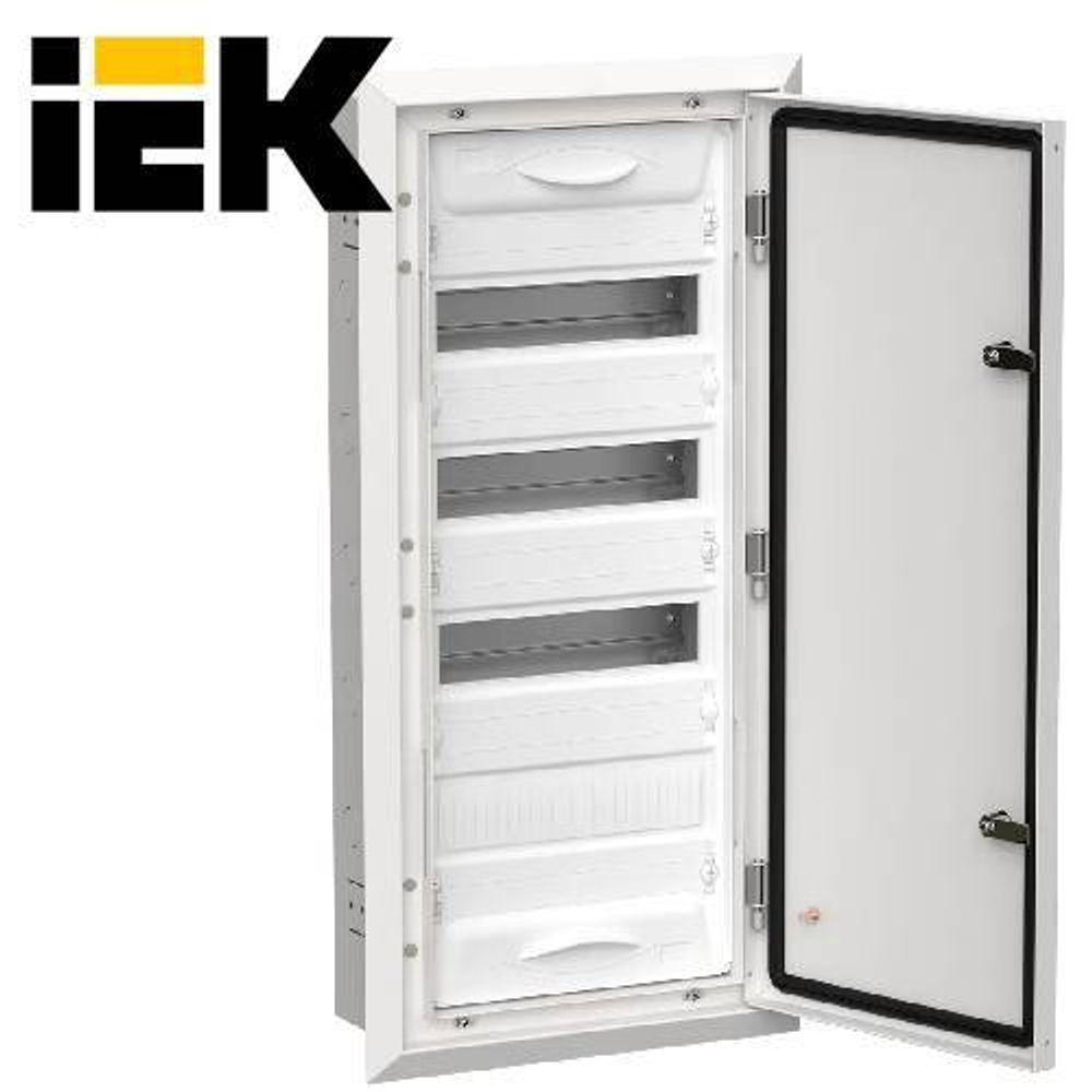 TITAN 5 Корпус металлический ЩРв-48 (1х48) IP31 белый (одна дверь) IEK