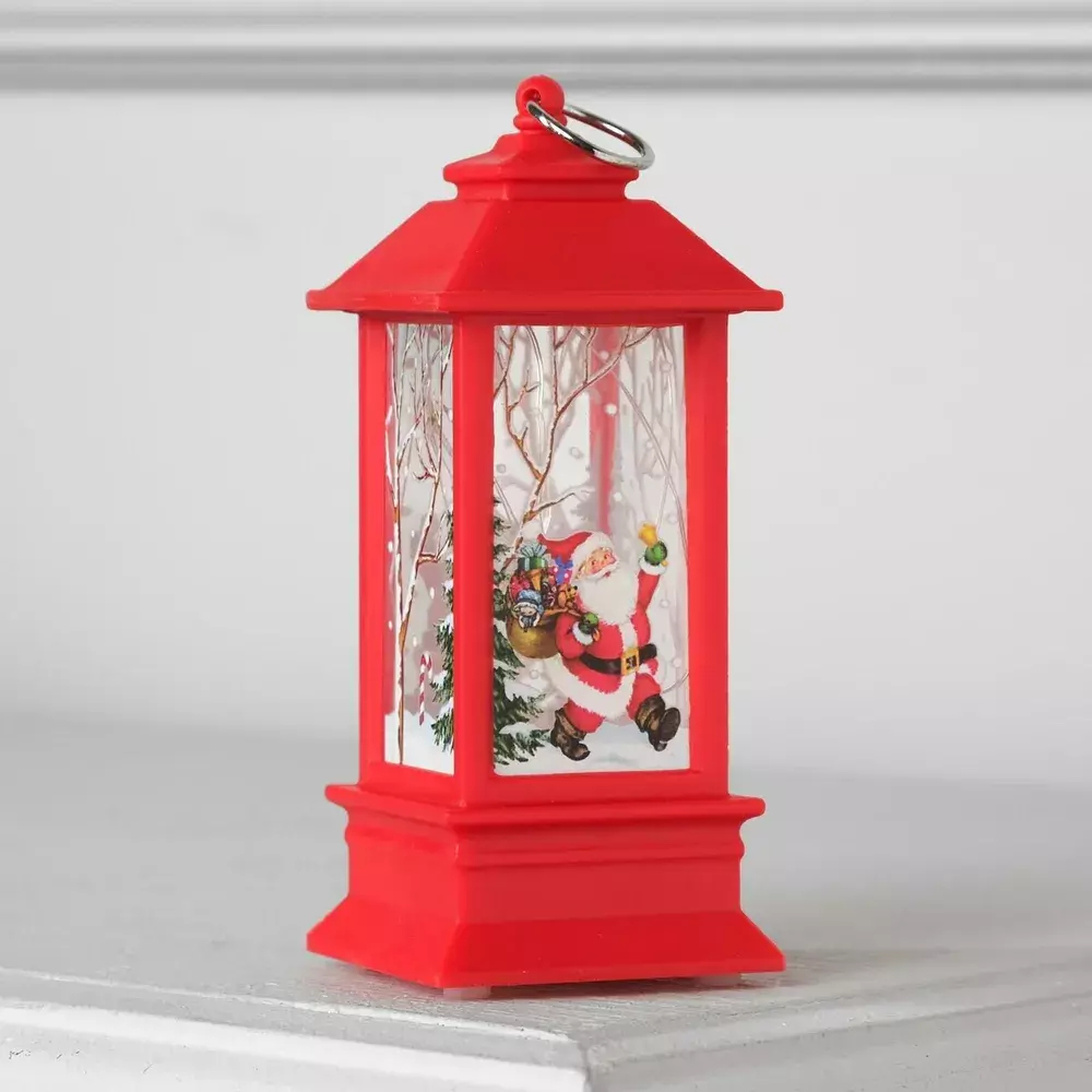 Красный с Сантой