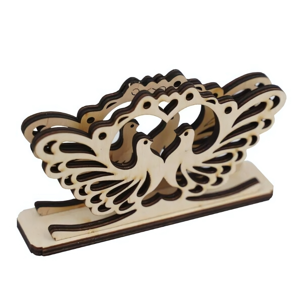 Салфетница деревянная "Резная"