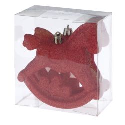 GAEM Набор из 2шт, Украшение новогоднее "Лошадка", L11 W5 H10 см