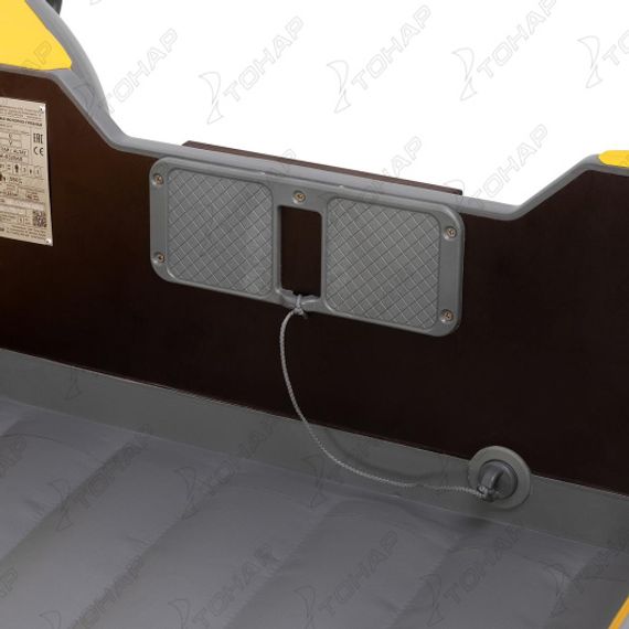 Лодка Алтай А320 надувное дно, желтый/серый (модель A-S320AS) Тонар