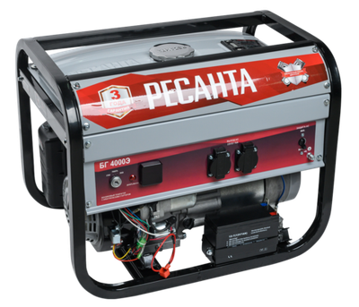 Электрогенератор Ресанта БГ 4000 Э - [3 кВт / 220V] эл. старт