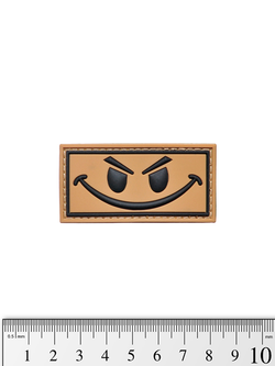 Шеврон Smile PVC. Койот