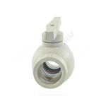 Кран шаровой PP-R серый Дн 32 внутренняя пайка VALFEX 10144032Г
