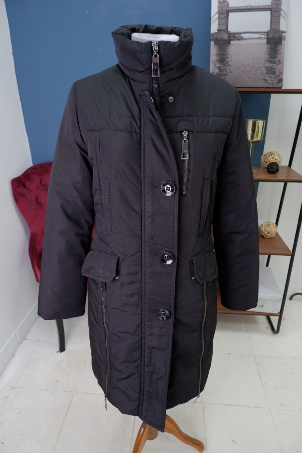 Пальто Black Daffodil  демисезонное 42 размер, с браком