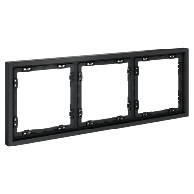 Рамка пластиковая VOLTUM S70 VLS100307 на 3 поста графит