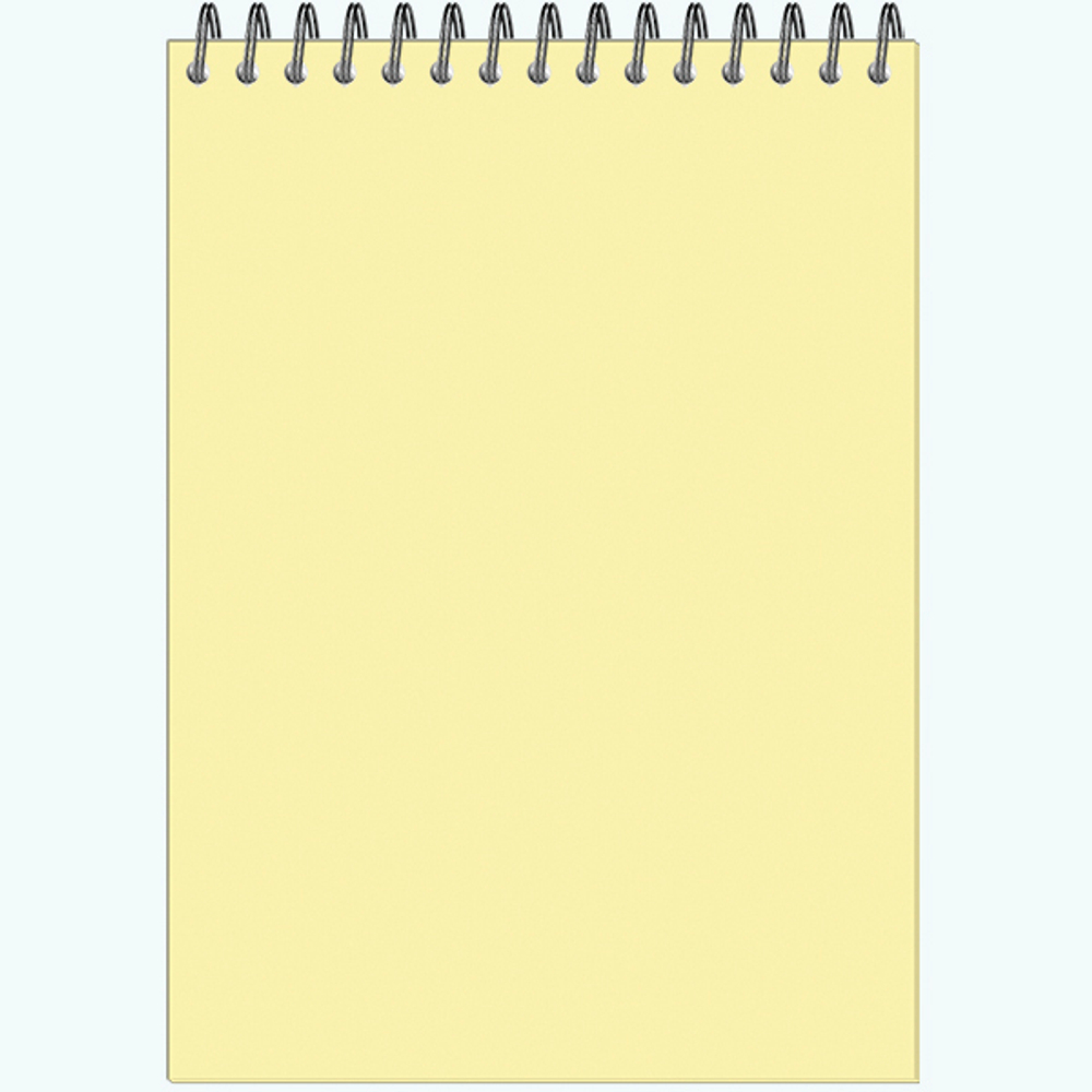 Блокнот-скетчбук Fine Line classic format TINT формат А5, 50л.,  на гребне с тонированным блоком (желтый)
