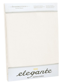 Простыня сатиновая 240x260 Elegante 6800 натуральная