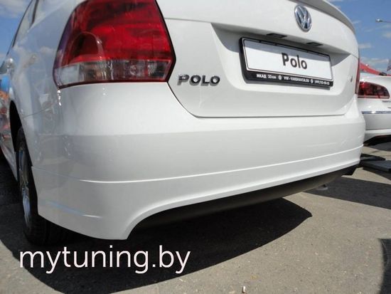 Накладка заднего бампера для Volkswagen Polo sedan