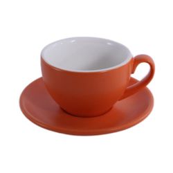 Чайная пара 250 мл оранжевая матовая d 9,6 см h6,3 см Barista (Бариста) P.L. Proff Cuisine [6]