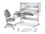 Комплект Mealux Evo парта Florida Multicolor G + кресло Onyx G (арт.EVO-52 W + G MC + Y 110 G)