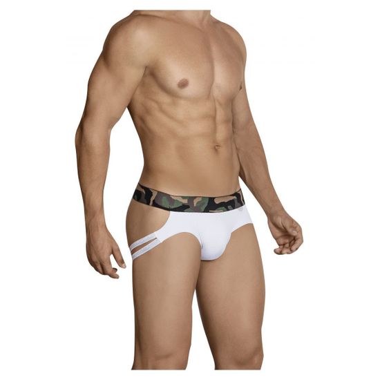 Мужские трусы джоки белые Clever Hostiliano Jockstrap 302201