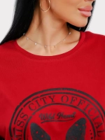 Футболка оверсайз больших размеров принт