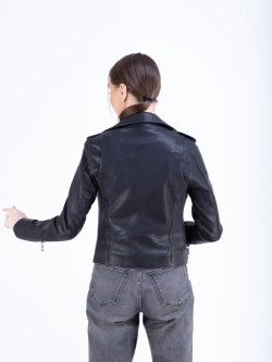 Косуха кожаная куртка женская Турция